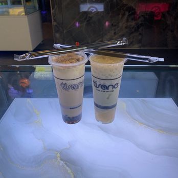 Tisane - Gram Brulee and Dew Berrymore - Bubble Tea Near Me - San Jose, California