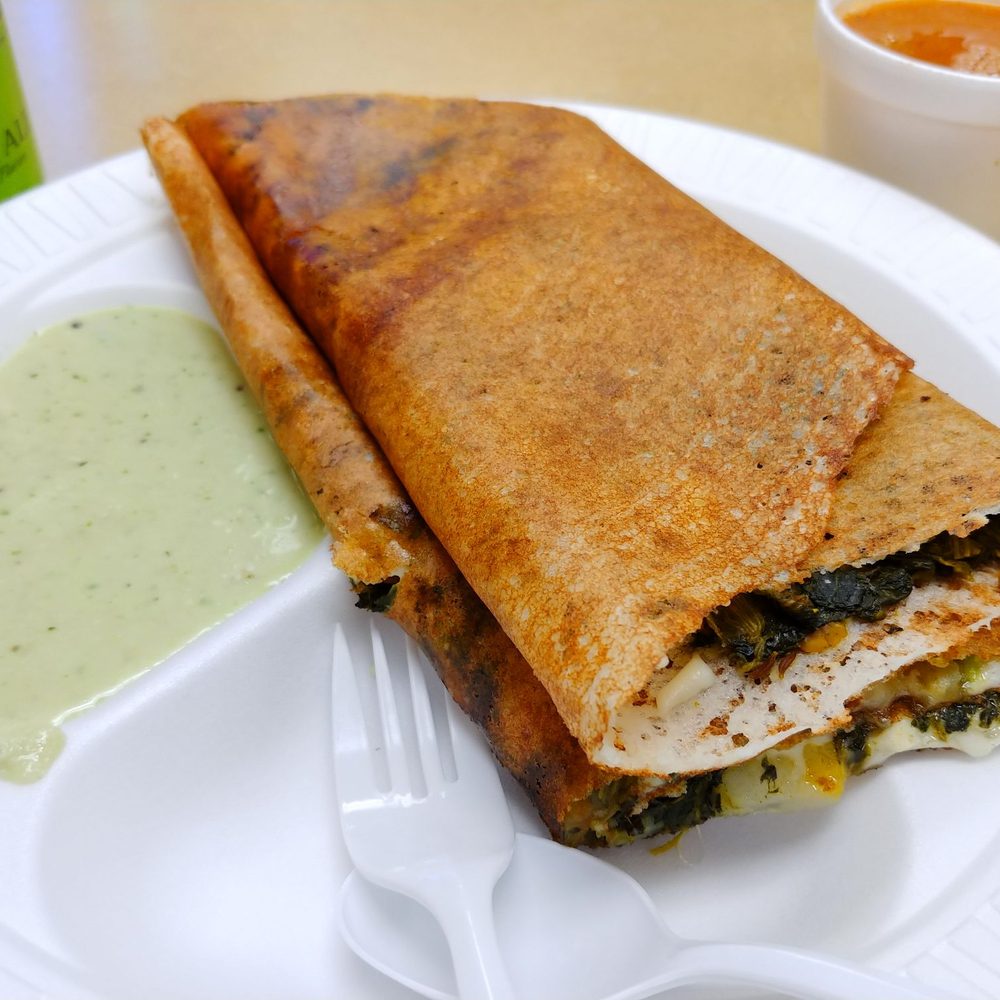 Dosa Hutt - Spinach and cheese masala - Indian Near Me - Flushing, New York