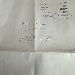 Vet invoice for my sick dog Vet invoice for my sick dog