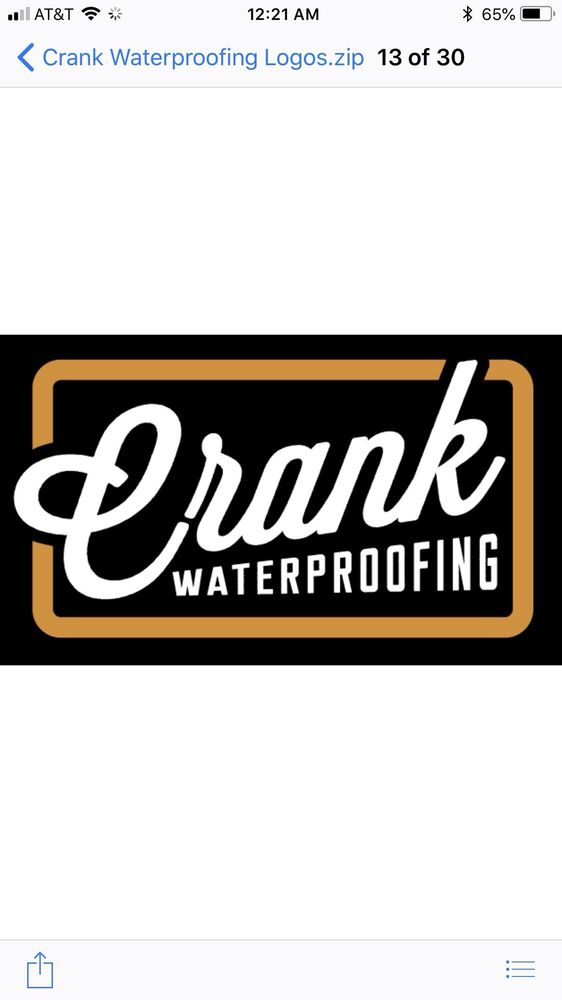 Slide of Crank Waterproofing