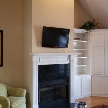 Everything Install - Fireplace TV installation with cables concealed - Home Theatre Installation Near Me - Grovetown, Georgia Everything Install - Fireplace TV installation with cables concealed - Home Theatre Installation Near Me - Grovetown, Georgia