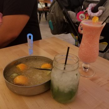 La Barca Restaurantes - Casuela (super yummy!), Moscow mule and I can't remember the name of the girly drink... - Mexican Near Me - Downey, California