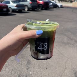 Blueberry matcha