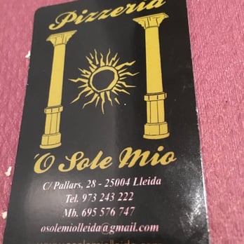 O Sole Mio - Italian Near Me - Lleida, L