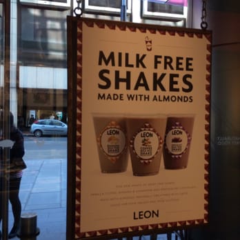 Leon - Dairy free milkshakes - Mediterranean Near Me - London, XGL