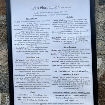 Pa's Place - Menu - Breakfast & Brunch Near Me - Guilford, Connecticut Pa's Place - Menu - Breakfast & Brunch Near Me - Guilford, Connecticut