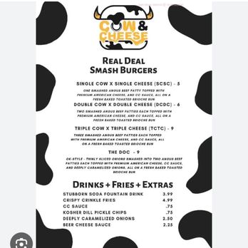 Cow & Cheese - The concise menu - Burgers Near Me - Winter Park, Florida Cow & Cheese - The concise menu - Burgers Near Me - Winter Park, Florida