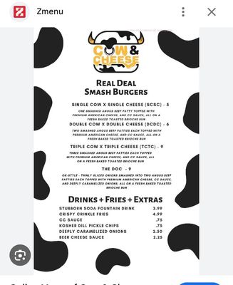 Menu photo 1 Cow & Cheese Winter Park, FL Menu photo 1 Cow & Cheese Winter Park, FL