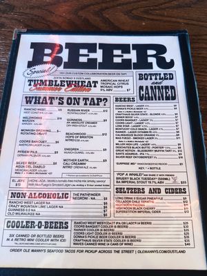 Menu photo 2 The Dustland Las Vegas, NV