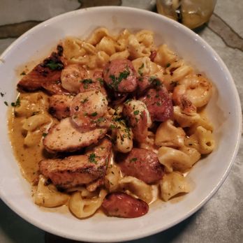 Blackwall Hitch - My Creole Rigatoni with chicken, shrimp, and Andouille sausage. - Seafood Near Me - Alexandria, Virginia Blackwall Hitch - My Creole Rigatoni with chicken, shrimp, and Andouille sausage. - Seafood Near Me - Alexandria, Virginia
