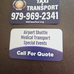 1st Class Taxi & Transport