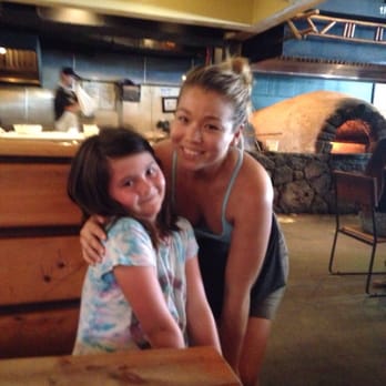 Flatbread Company - Hannah and our sweet waitress - Pizza Near Me - Paia, Hawaii Flatbread Company - Hannah and our sweet waitress - Pizza Near Me - Paia, Hawaii