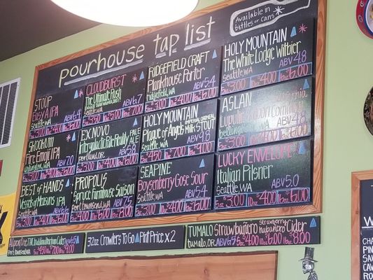 Menu photo 2 Pourhouse Port Townsend, WA