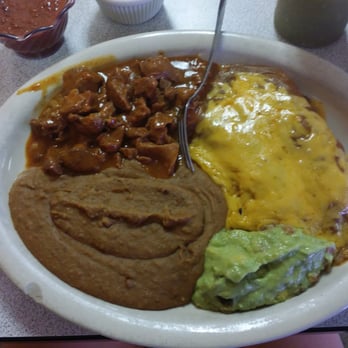 The New Rodeo - Carne guisada & beef enchiladas with guacamole - Mexican Near Me - Victoria, Texas The New Rodeo - Carne guisada & beef enchiladas with guacamole - Mexican Near Me - Victoria, Texas