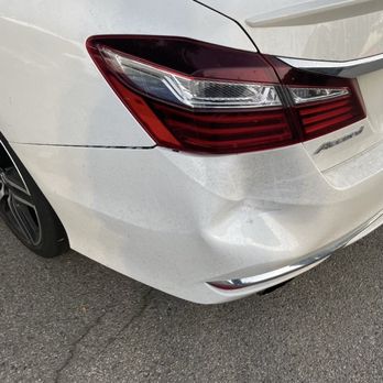 Penske Collision Center - Dent after hit and run - Body Shops Near Me - Downey, California