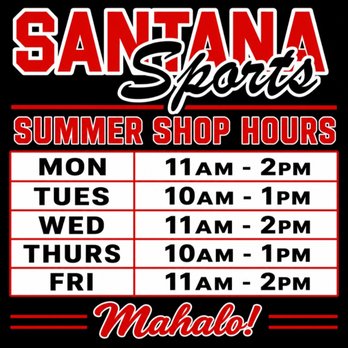 Santana Sports - Sporting Goods Near Me - Kapolei, Hawaii Santana Sports - Sporting Goods Near Me - Kapolei, Hawaii