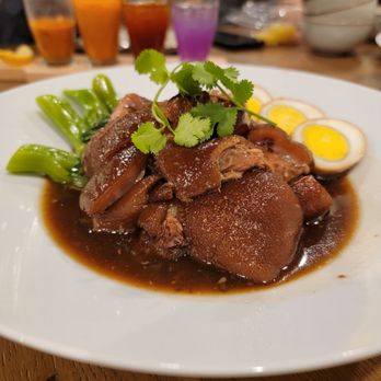 Manon - Pork Leg: Very tasty and tender. An absolute comfort food for me and family. - Thai Near Me - Fullerton, California