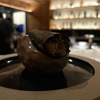 Noriko Handroll Bar - Yellowtail hand roll with pickled vegetables - Sushi Bars Near Me - Chicago, Illinois