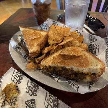 Ford's Garage ChampionsGate - Smoked Brisket Burnt Ends Melt - Bars Near Me - Davenport, Florida Ford's Garage ChampionsGate - Smoked Brisket Burnt Ends Melt - Bars Near Me - Davenport, Florida