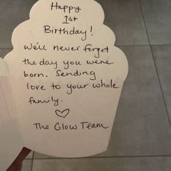 Glow Midwifery - Note they wrote me