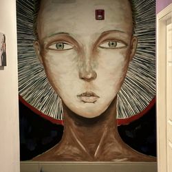 City House New Orleans - Mural at the end of the hallway