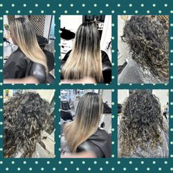 Hair By Parvin - before and after highlight hair