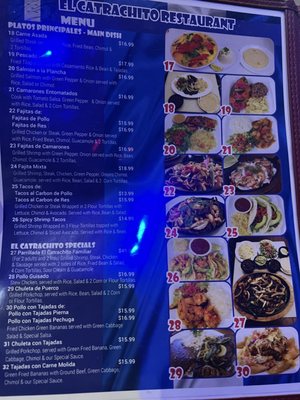 Menu photo 2 El Catrachito Frederick, MD