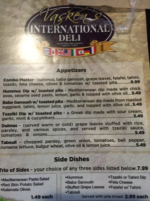 Menu photo 4 Vasken's Deli Branson, MO