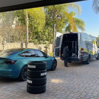 GoMobile Tires - Tesla Model 3 Performance tire change - Tires Near Me