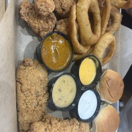 Pick 4 meal with not great sauces.