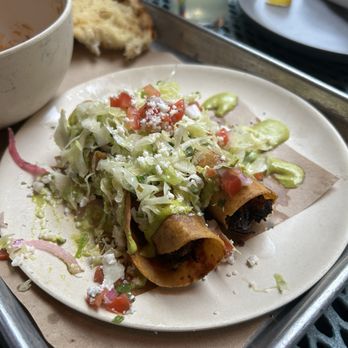Lulu’s Winegarden - Chicken taquitos (I think) - Wine Bars Near Me - Washington, DC, District of Columbia