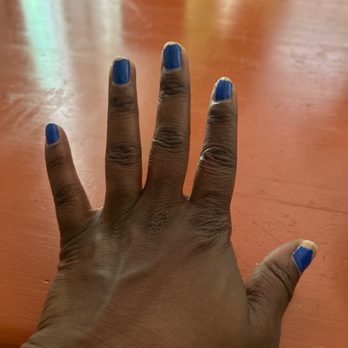 T NAIL SPA - Left hand Gel manicure done by TNSIL SPA - Nail Salons Near Me - Puyallup, Washington T NAIL SPA - Left hand Gel manicure done by TNSIL SPA - Nail Salons Near Me - Puyallup, Washington