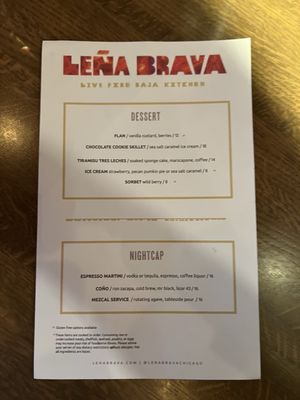 Menu photo 4 Leña Brava Chicago, IL Menu photo 4 Leña Brava Chicago, IL