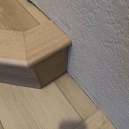 My stairs with the unfinished and not flush lip My stairs with the unfinished and not flush lip