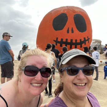 Pumpkin Rock Trail - At the top with pumpkin rock - Hiking Near Me - Norco, California