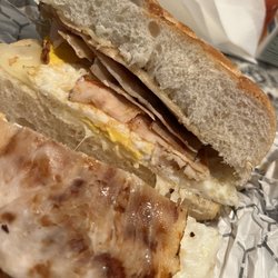 All Star Bagel Manasquan - Turkey turkey breakfast sandwich was dry and inedible.
