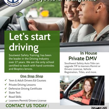 Southwest Safety Training - Driving Schools Near Me - Lafayette, Louisiana Southwest Safety Training - Driving Schools Near Me - Lafayette, Louisiana