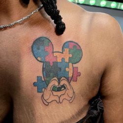 Ink Works Tattoo - Autism awareness by Sandy