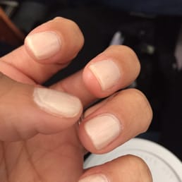 Manicure job, one day after. Waste of money.