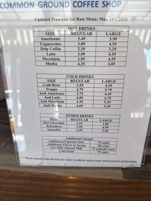 Menu photo 1 Common Ground Coffee Shop Lafollette, TN Menu photo 1 Common Ground Coffee Shop Lafollette, TN