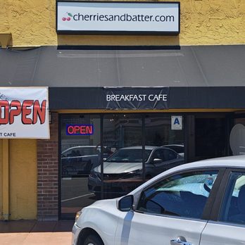 Cherries & Batter Breakfast Cafe - Partial view of the suite front - Pancakes Near Me - San Diego, California Cherries & Batter Breakfast Cafe - Partial view of the suite front - Pancakes Near Me - San Diego, California