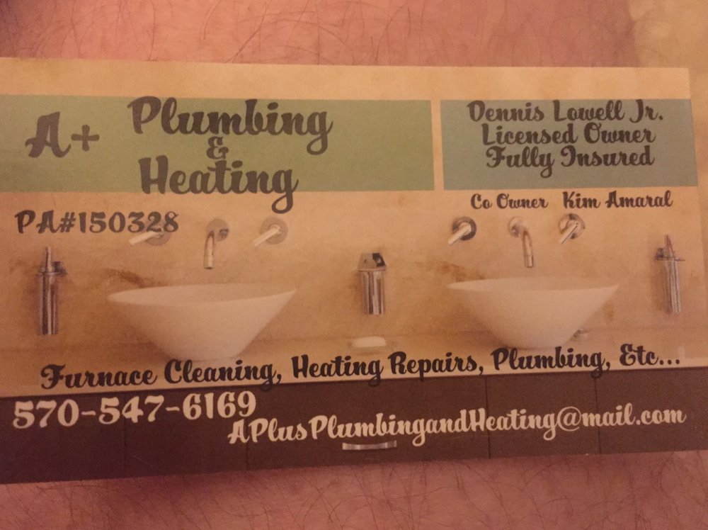 Slide of A+ Plumbing and Heating