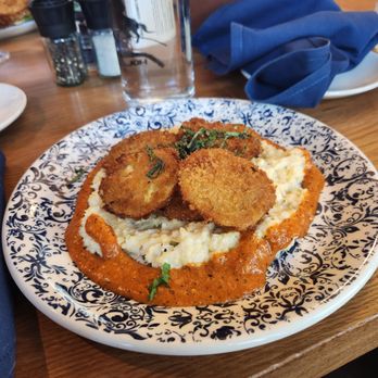 Tupelo Honey Southern Kitchen & Bar - Fried green tomatoes - Southern Near Me - Denver, Colorado Tupelo Honey Southern Kitchen & Bar - Fried green tomatoes - Southern Near Me - Denver, Colorado