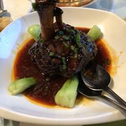 Photo of China Village - Albany, CA, United States. Signature Pork Shank. I loved the meat, but apparently the best part is the gooey skin.