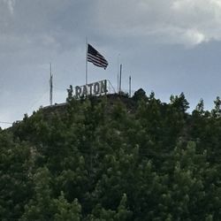 Plaza super market - Town sign