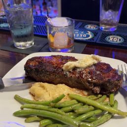New York with garlic butter special tonight.