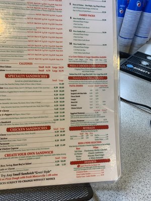 Menu photo 3 Graziano's Corona Corona, CA