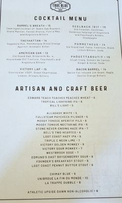 Menu photo 3 True Blue Butcher and Barrel Wilmington, NC