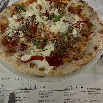Sixty Vines - Sausage Fennel Pizza - Wine Bars Near Me - Houston, Texas