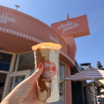 Whata Peach - Cookie butter smoothie - Coffee & Tea Near Me - Burbank, California Whata Peach - Cookie butter smoothie - Coffee & Tea Near Me - Burbank, California